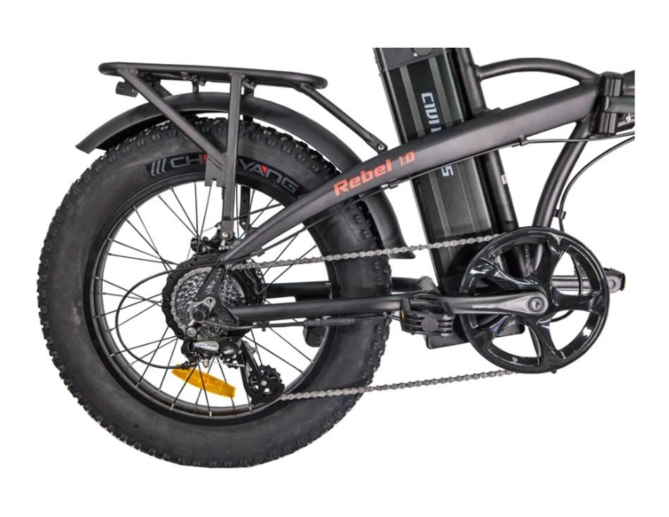 CiviBikes REBEL Foldable Electric Fat Tire Bike Sport