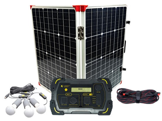 Safari LT 450Wh Portable Solar Generator Kit