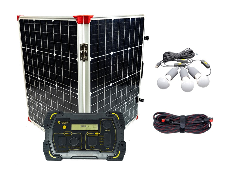 Safari LT 450Wh Portable Solar Generator Kit