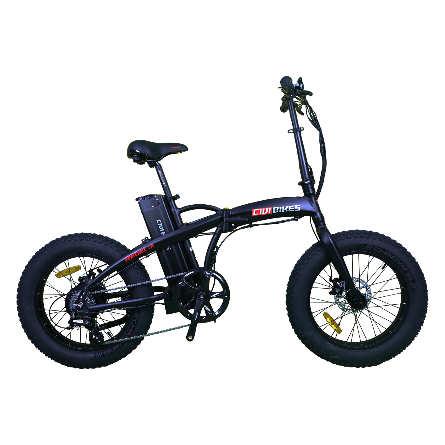 CiviBikes REBEL Foldable Electric Fat Tire Bike Sport