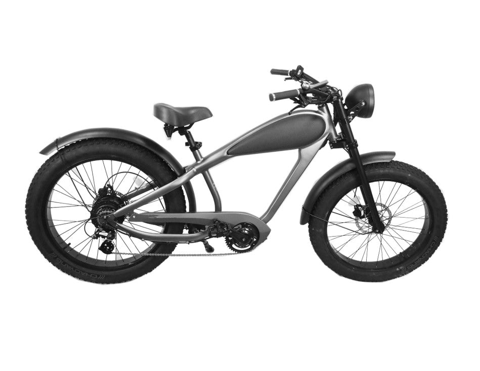 Cheetah Cafe Racer 750W Fat Tire Electric Bike