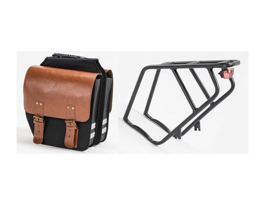 Rear Rack and Rear Pannier Cheetah Cafe Racer