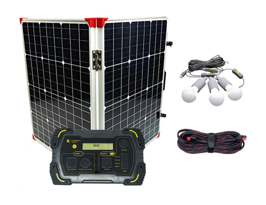 Safari LT 450Wh Portable Solar Generator Kit