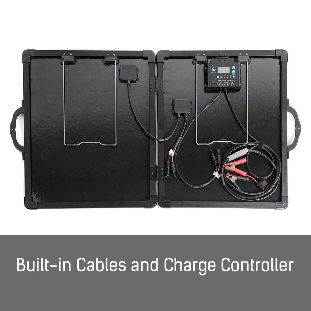 ACOPOWER PLK 100W Portable Solar Panel Kit Lightweight Briefcase